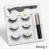 3 Pairs Magnetic Eyelashes set - Magnet Liquid Eyeliner & Magnetic Lashes